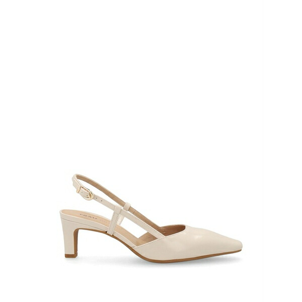亭主もち レディース パンプス シューズ Semi-polished leather slingback pumps Neutrals