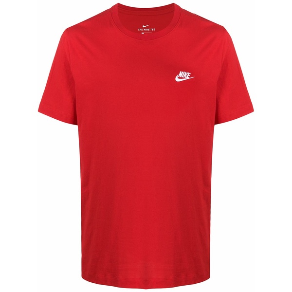 ナイキ メンズ プルオーバー トップス Sportswear club crew-neck t-shirt Red