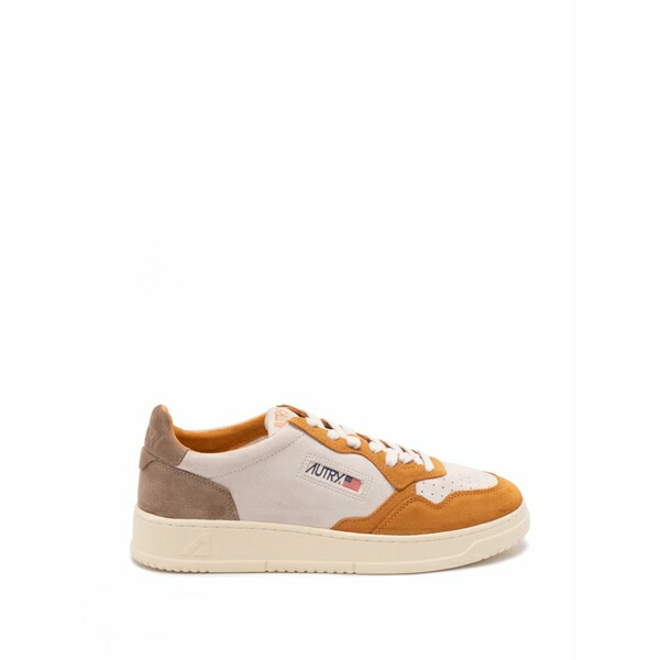 オートリー メンズ スニーカー シューズ Medalist lace-up sneakers Neutrals