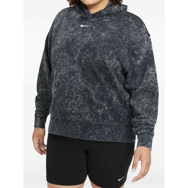 ナイキ レディース パーカー・スウェットシャツ アウター Washed fleece hoodie Black