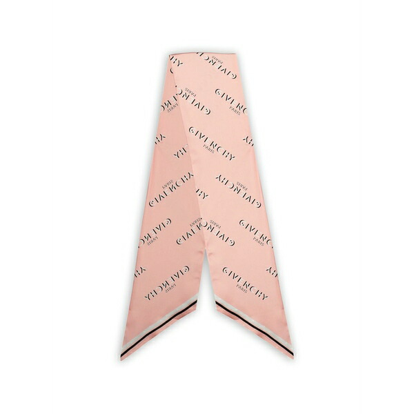 ジバンシー レディース えり巻き・袈裟・えり巻き 付属物 Maxi shadow logo-print bandeau scarf Pink