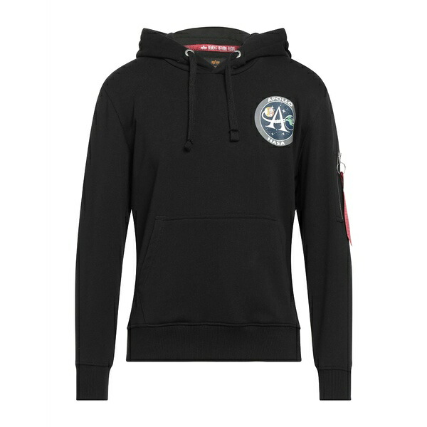 【送料無料】 アルファインダストリーズ メンズ パーカー・スウェットシャツ アウター Sweatshirts Black|asty