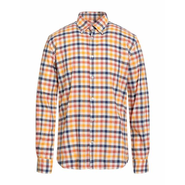 【送料無料】 ブルックスフィールド メンズ シャツ トップス Shirts Orange 13,110円