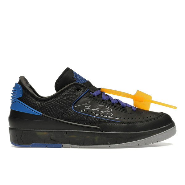 Jordan ジョーダン メンズ スニーカー  【Jordan 2 Retro Low SP Off-White Black Blue】  大きさ US_7(25.0糎) Black/Blue-Grey