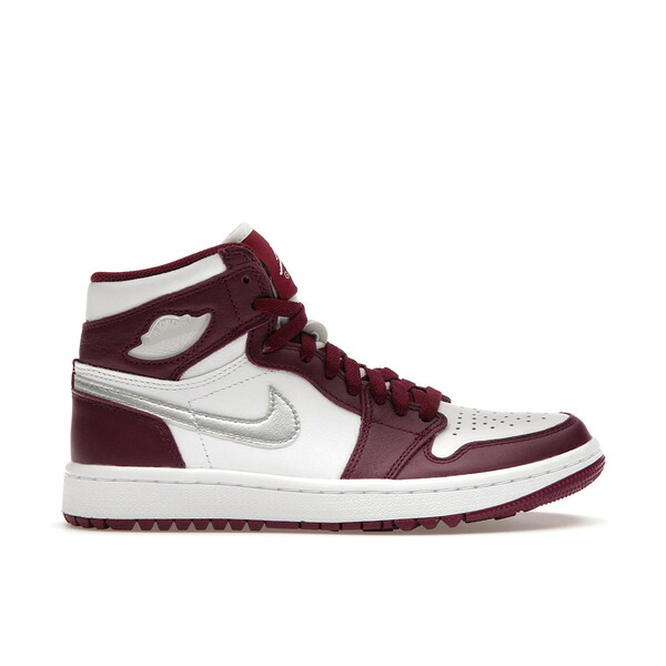 Jordan ジョーダン メンズ スニーカー  【Jordan 1 Retro High Golf Bordeaux】  大いさ US_M_14 White/Bordeaux-Metallic Silver スニーカー-靴