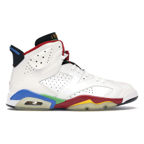 Jordan ジョーダン メンズ スニーカー  【Jordan 6 Retro Olympic Flag Beijing】  サイズ US_12(30.0cm) White/Varsity Red-Green Bean-New Blue