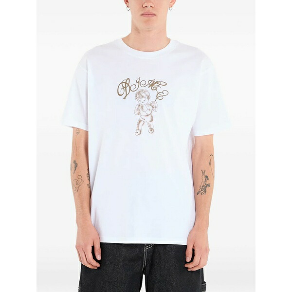 ダイム メンズ Tシャツ トップス Fighter t-shirt White｜asty