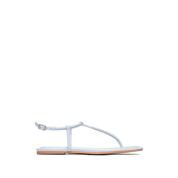 ベルナルド レディース サンダル シューズ T-strap leather sandals Blue|asty