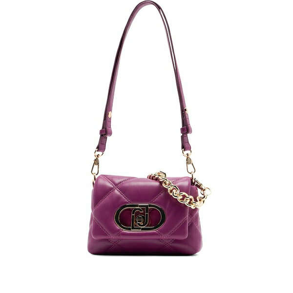 リュージョー レディース ハンドバッグ バッグ Lapuffy quilted monogram bag Purple｜asty
