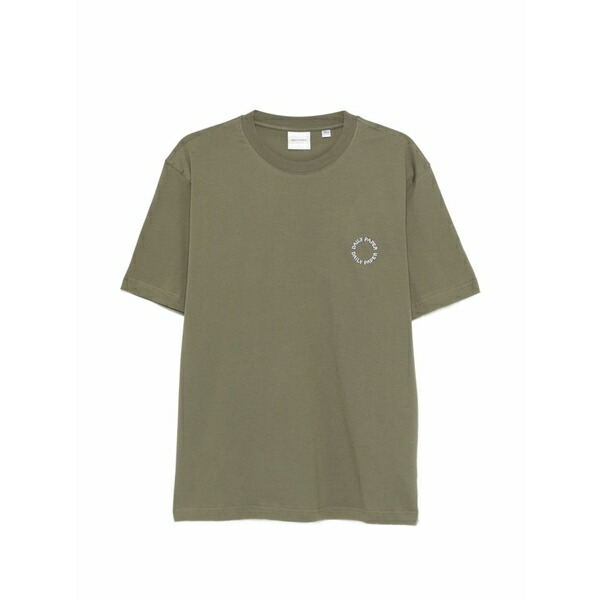 デイリー・調査報告 メンズ プルオーバー トップス Logo-detail t-shirt Green