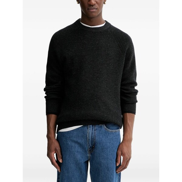 マルコポーロ メンズ 編み物\u0026プルオーバー アウター Crew-neck sweater Grey