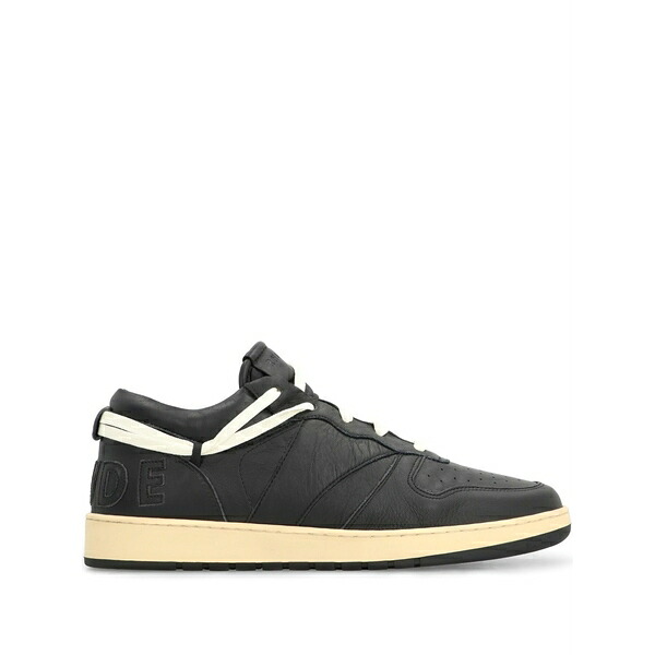 ルード メンズ スニーカー シューズ Rhecess leather sneakers Black