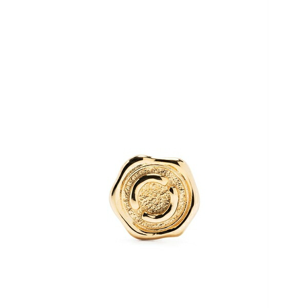 聖処女マリア 黒いこと メンズ ピアス・イヤリング 付属品 Letter o coin Gold