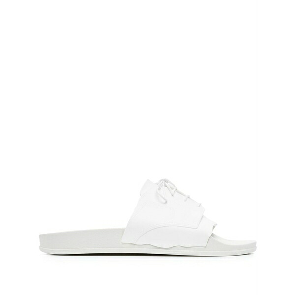マルタンマルジェラ メンズ サンダル シューズ Lace-up pool slides White
