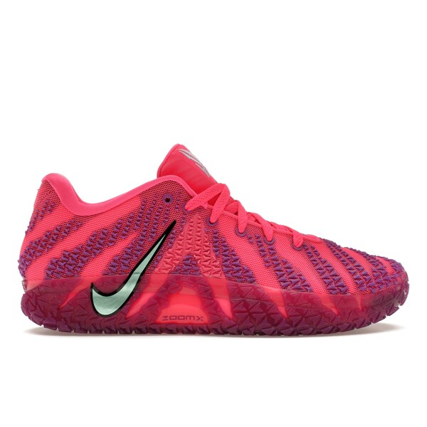Nike ナイキ メンズ スニーカー  【Nike Ja 3 Max Volume】  大いさ US_6.5(24.5糎) Hyper Pink/Mint Foam/Black/Viotech スニーカー-靴