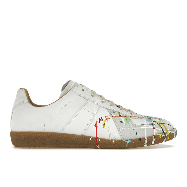 Maison Margiela マルタンマルジェラ メンズ スニーカー  【Maison Margiela Replica White Painter】  サイズ US_7(25.0cm) White/Gum/Multi