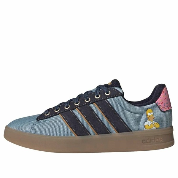adidas アディダス メンズ スニーカー  【adidas x Homer Simpson Grand Court \u0027Blue\u0027 KK3539】  大きさ US_7.5(25.5糎)