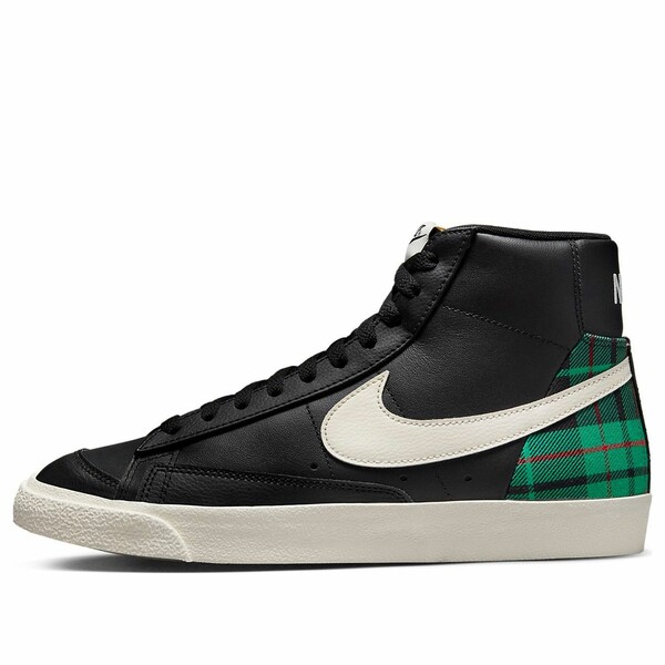 Nike ナイキ メンズ スニーカー  【Nike Blazer Mid \u002777 Premium \u0027Black Green Tartan Plaid\u0027 DV0796-001】  大きさ US_7.5(25.5糎)