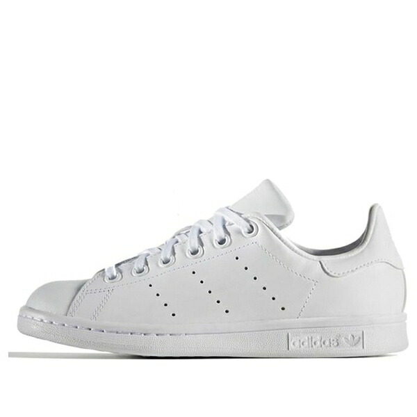 adidas アディダス メンズ スニーカー  【adidas Stan Smith J \u0027Triple White\u0027 S76330】  大きさ US_M_3.5