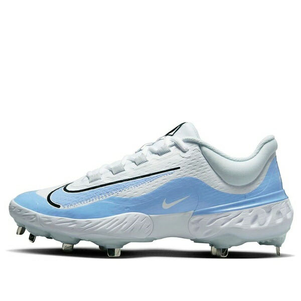 Nike ナイキ メンズ スニーカー  【Nike Alpha Huarache Elite 4 Low 結核症 \u0027White Valor Blue\u0027 DR6851-102】  大きさ US_7(25.0糎)