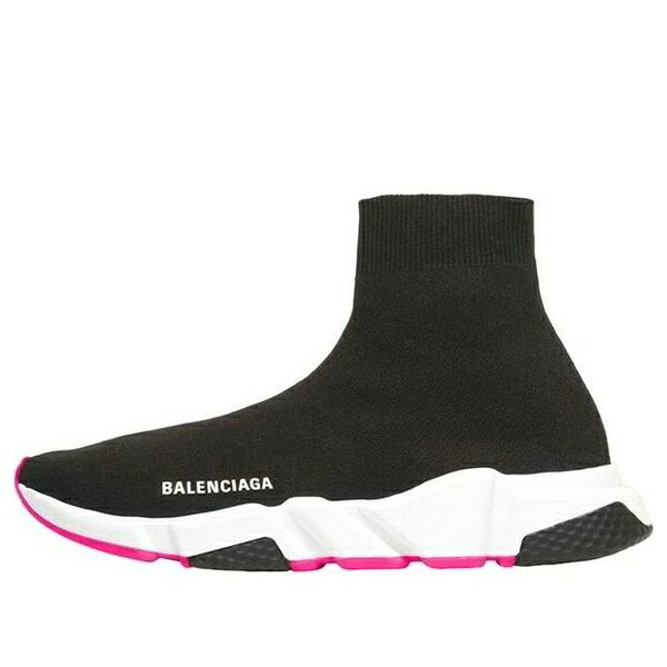 Balenciaga バレンシアガ レディース スニーカー  【(WMNS) Balenciaga Speed Trainer \u0027Black Pink Sole\u0027 587280W17251915】  大きさ US_6(23.0糎)