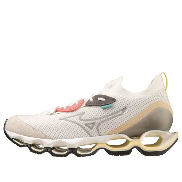 Mizuno ミズノ メンズ スニーカー  【Mizuno Wave Prophecy B \u0027White Grey Red\u0027 D1GA227608】  大きさ US_6(24.0珊)