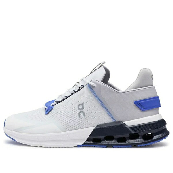 On Running オン 駈けっくら メンズ スニーカー  【On Running Cloudnova Flux \u0027Undyed White Cobalt\u0027 3MD10261146】  大きさ US_9(27.0珊)