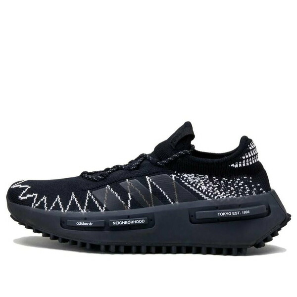 adidas アディダス メンズ スニーカー  【adidas NMD S1 Knit \u0027Neighborhood - Core Black\u0027 ID4854】  大きさ US_M_13