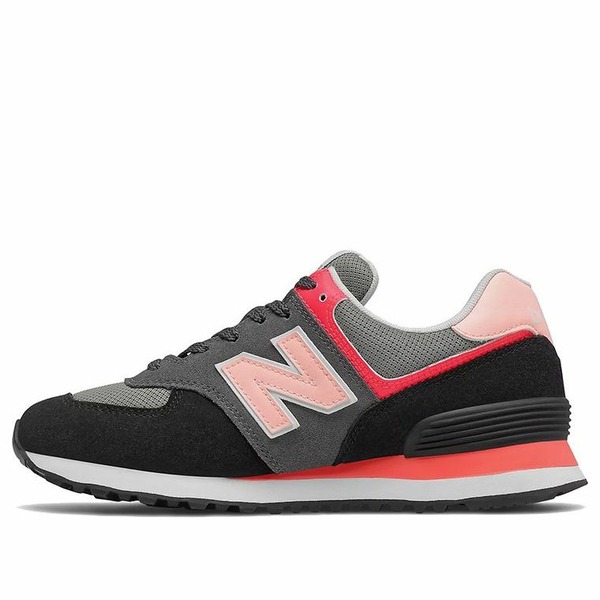 New Balance ニューバランス レディース スニーカー 【(WMNS) New Balance 574 'Black Cloud Pink' WL574ST2】 サイズ US_6(23.0cm)|asty