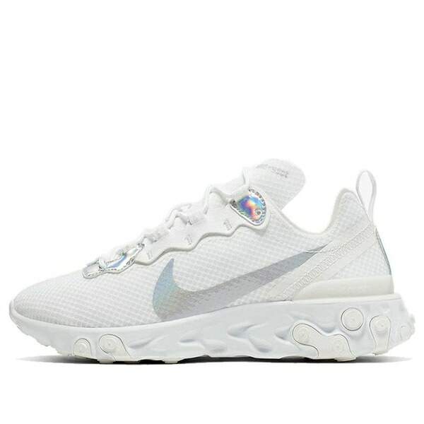 Nike ナイキ レディース スニーカー  【(WMNS) Nike React Element 55 \u0027White Iridescent\u0027 CN0147-100】  大きさ US_5(22.0糎)