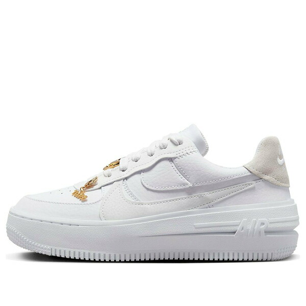 Nike ナイキ レディース スニーカー  【(WMNS) Nike Air Force 1 Low Plt Af Orm Bling \u0027White Metallic Gold Summit White\u0027 FB8473-100】  大きさ US_9(26.0糎)