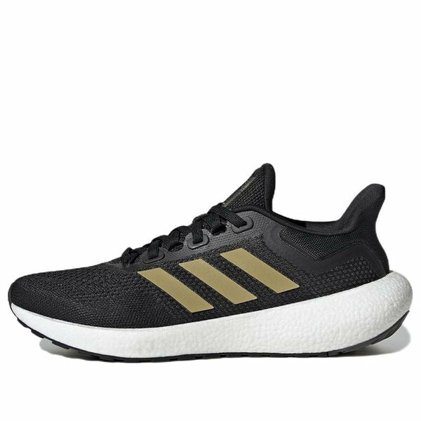 adidas アディダス レディース スニーカー  【(WMNS) adidas PureBoost 22 \u0027Black Gold Metallic\u0027 GW0907】  大きさ US_5(22.0珊)