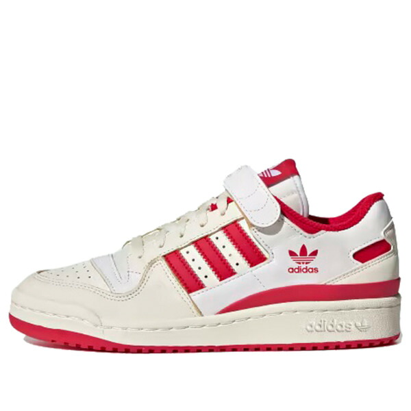 adidas アディダス レディース スニーカー 【(WMNS) adidas Forum 84 Low 'Off White Vivid Red Footwear White' GX4518】 サイズ US_6(23.0cm)｜asty
