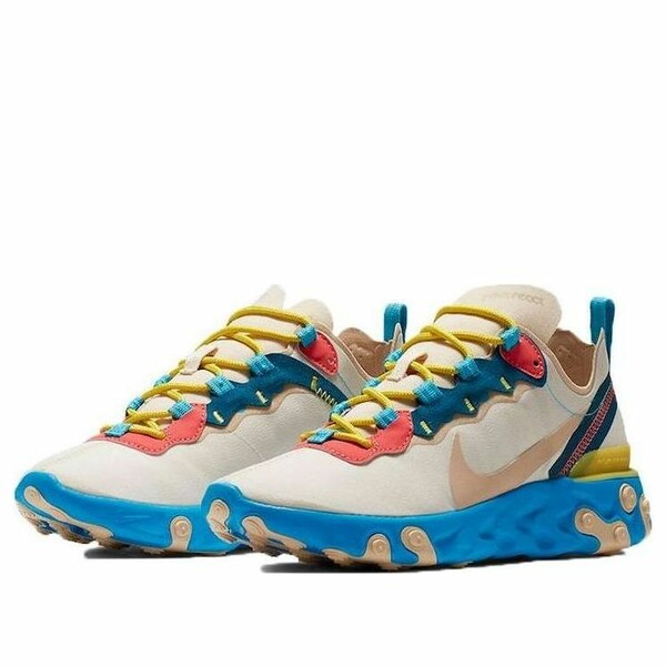Nike ナイキ レディース スニーカー  【(WMNS) Nike React Element 55 \u0027Cream Blue\u0027 BQ2728-201】  大きさ US_5.5(22.5糎)