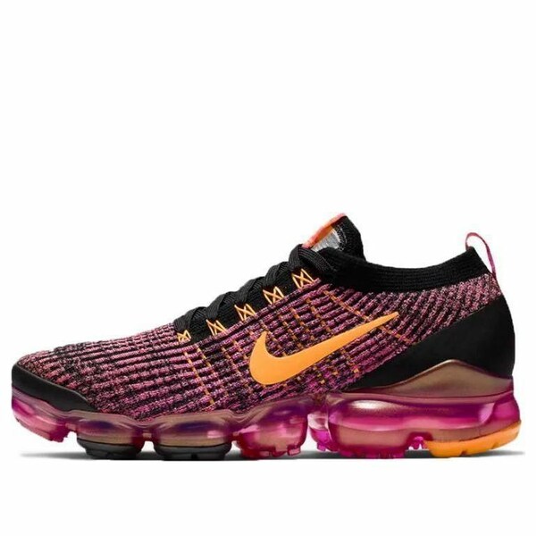 Nike ナイキ レディース スニーカー 【(WMNS) Nike Air VaporMax Flyknit 3 'Fuchsia Orange' AJ6910-600】 サイズ US_7(24.0cm)|asty