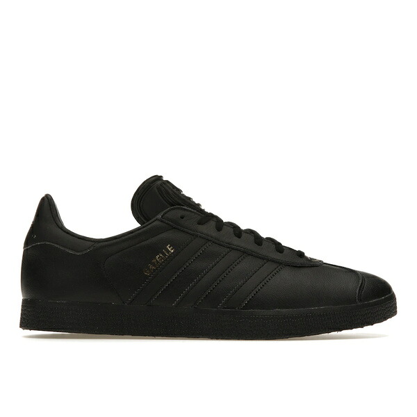 adidas アディダス メンズ スニーカー  【adidas Gazelle Black/Black-Gold Metallic】  大いさ US_12(30.0糎) Black/Black-Gold Metallic 靴-メンズ靴-スニーカー