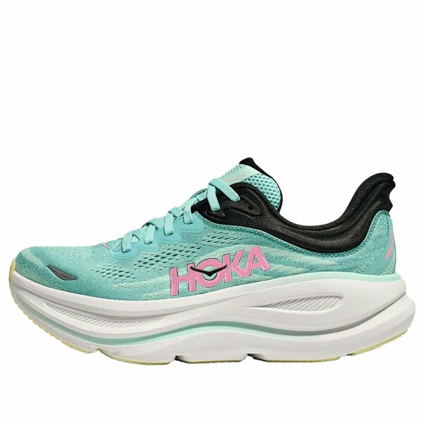 HOKA ONE ONE ホカオネオネ レディース スニーカー  【(WMNS) HOKA ONE ONE Bondi 9 Wide Blue Spark Mint Fluorite 1162014-BTF】  サイズ US_8.5(25.5cm)