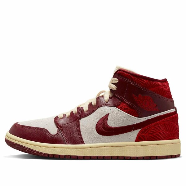 Jordan ジョーダン レディース スニーカー 【(WMNS) Air Jordan 1 Mid SE 'Red Cream' DZ2820-601】 サイズ US_8.5(25.5cm)|asty