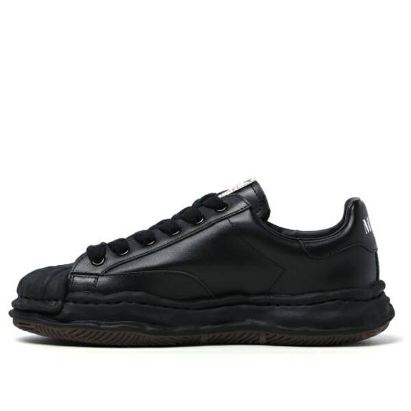 Maison MIHARA YASUHIRO ミハラヤスヒロ メンズ スニーカー  【Maison MIHARA YASUHIRO BLAKEY OG Sole Leather Low-top Sneaker Black A06FW702-BLKBLK】  サイズ US_8(26.0cm)