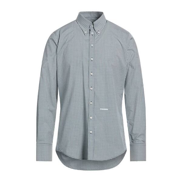 【送料無料】 ディースクエアード メンズ シャツ トップス Shirts Green｜asty 49,080円