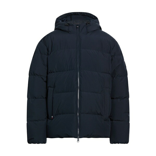 【貨物輸送無料】 トミー ヒルフィガー メンズ 上衣＆上衣 アウター Puffers Blue