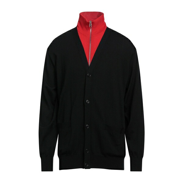 【送料無料】 マックイーン メンズ ニット&セーター アウター Cardigans Black｜asty