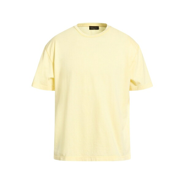 【送料無料】 ロベルトコリーナ メンズ Tシャツ トップス T-shirts Yellow|asty