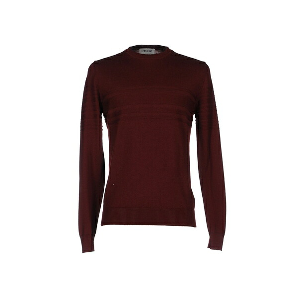 【貨物輸送無料】 ロウブランド メンズ 編み物\u0026プルオーバー アウター Sweaters Red