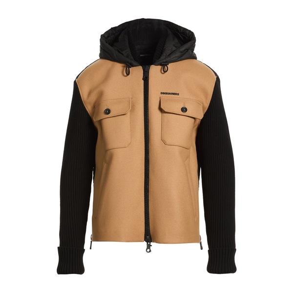 【貨物輸送無料】 ディースクエアード メンズ 上衣＆上衣 アウター Jackets Beige