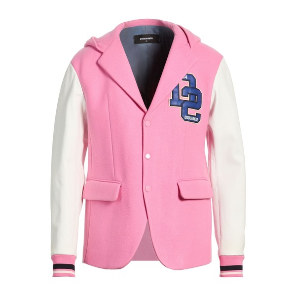【貨物輸送無料】 ディースクエアード メンズ 上衣＆上衣 アウター Jackets Pink