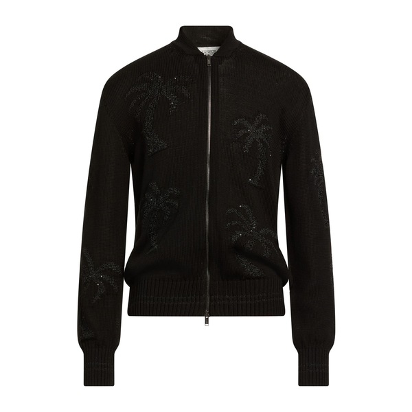 【送料無料】 ラネウス メンズ ニット&セーター アウター Cardigans Black|asty