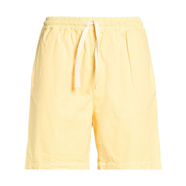 【貨物輸送無料】 ドロール・ド・ムッシュ メンズ 心地好いズボン下 ボトムス Shorts \u0026 Bermuda Shorts Yellow