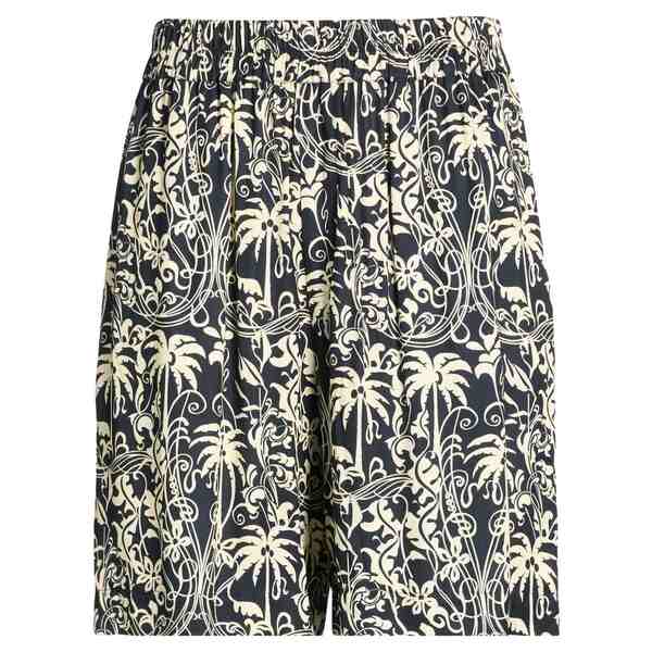 【送料無料】 ラネウス メンズ カジュアルパンツ ボトムス Shorts & Bermuda Shorts Black｜asty