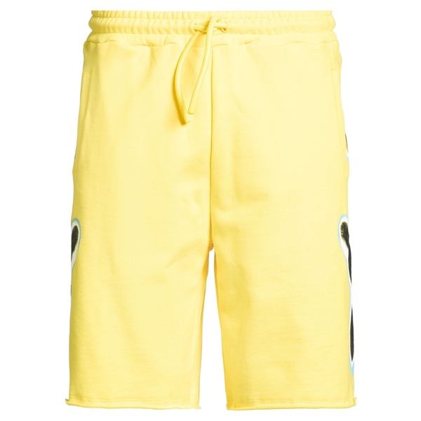 【送料無料】 ディスクレイマー メンズ カジュアルパンツ ボトムス Shorts & Bermuda Shorts Yellow|asty